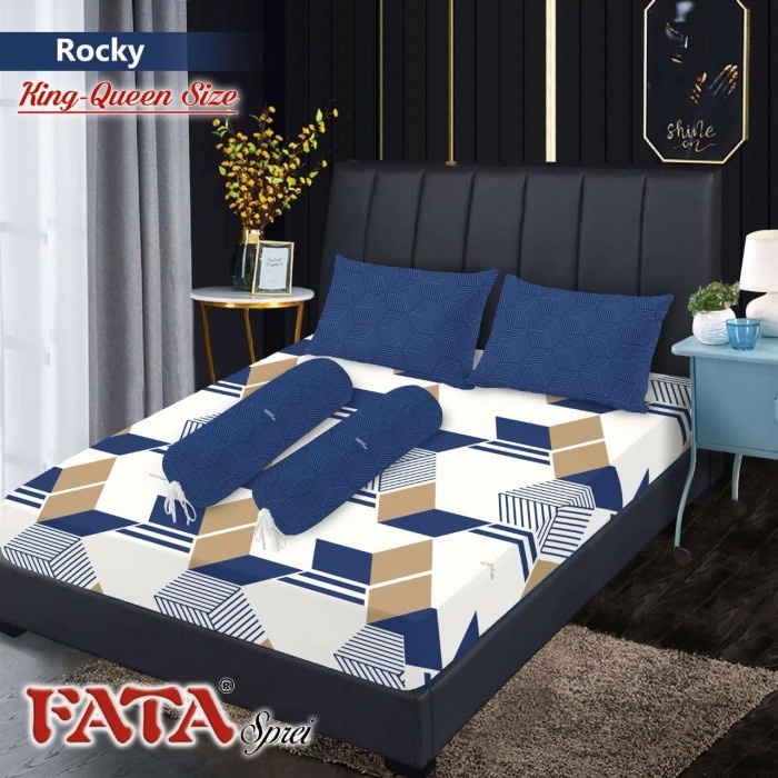 Sprei FATA SPREI KING 180x200 / QUEEN 160x200 / SINGLE 120 SEPREI KEKINIAN - Rocky, King No.1(J3K3) 