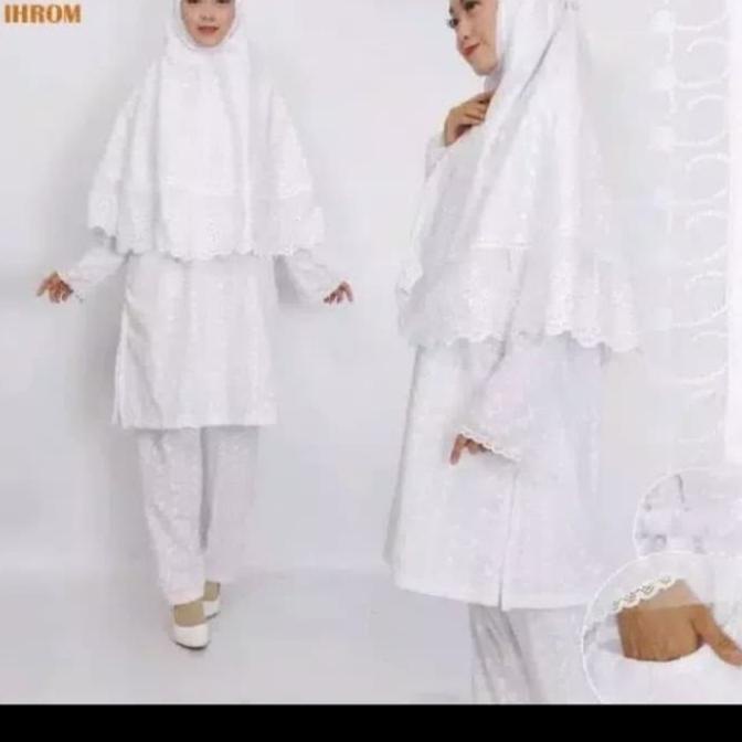 Baju Ihram Wanita Satu Set Jumbo