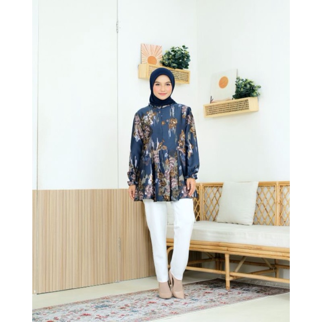 RIYANI BLOUSE BY DENOSA FASHION / BLOUSE DIOR SILK