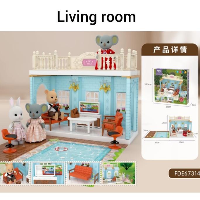 Koala Diary Doll House - Koala Town House mainan koala doll house