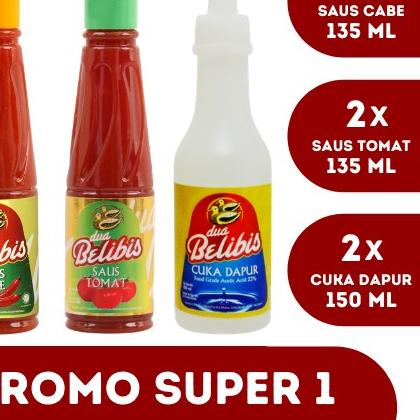 

Limited | HJ6 | PROMO SUPER-1 DUA BELIBIS (ONLINE) CABE 135 2 PCS + TOMAT 135 2 PCS + CUKA 150 2 PCS