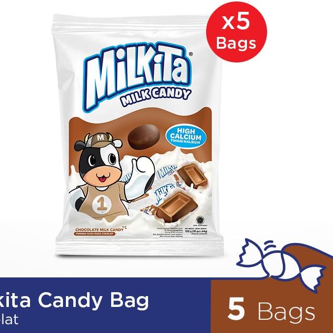 

PROMO✅⭐Milkita Candy Chocolate Bag Premium Paket 5 Bag