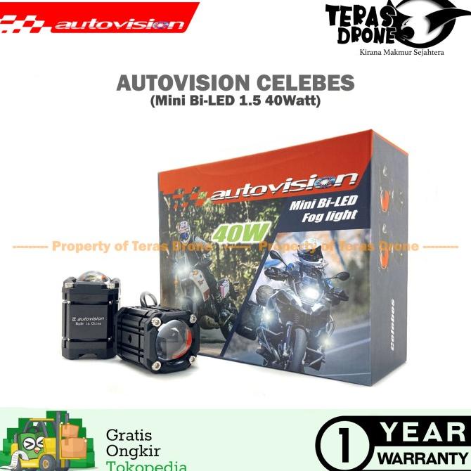 Mini BILED Projector Autovision Celebes 40 Watt - 4 Mode Lampu Biled