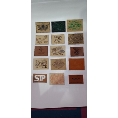 Label Kulit Imitasi label tas label aksesori tas custom