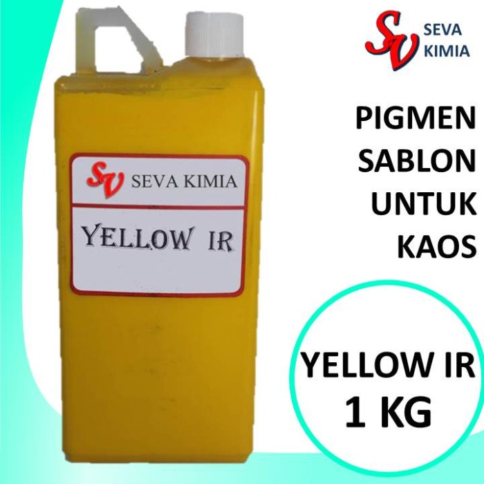 

Pigment Yellow IR 1 Kg/ Biang Sablon / Pigment Basis Air/ Pewarna Cat Tembok Kualitas Premium High Strenght
