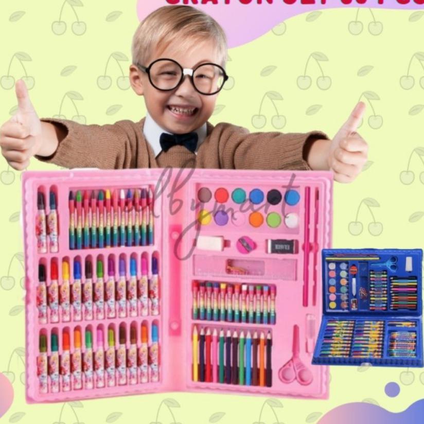 

Product Terkece Pensil Warna Crayon Set 86 Pcs Alat Lukis Menwarnai Gambar Set Kado Anak Gift Set Pensil Krayon Colouring Kids Set Stationery 684❞