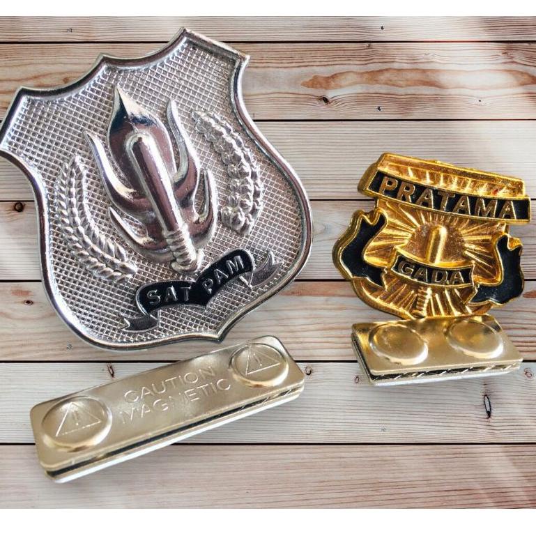 Discount Today Pin kewenangan dan gada pratama magnet security satpam