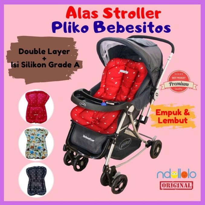 (0_0) Alas Bantal Stroller Bayi Pliko Bebesitos Strollerpad Baby