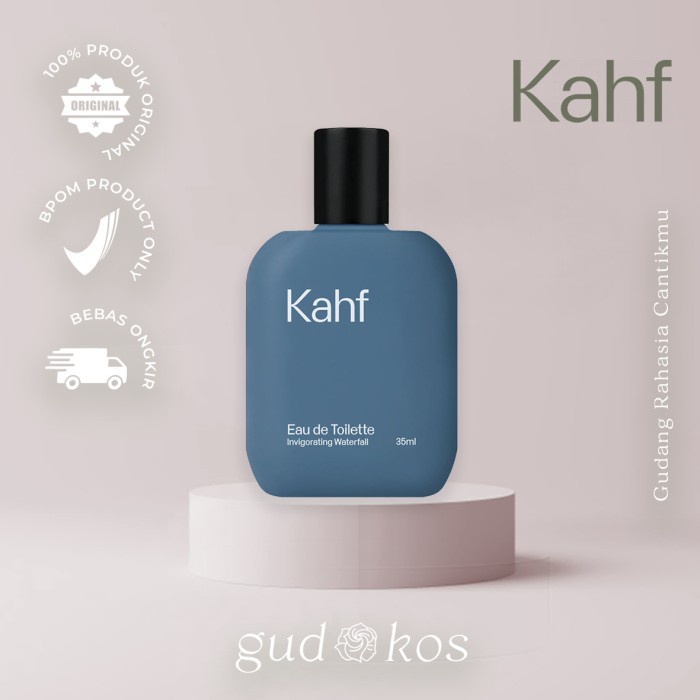 Parfum KAHF PARFUM PRIA HALAL Eau de Toilette 35 ml BPOM - Waterfall(K5I7) Parfum Unisex Tahan Lama 