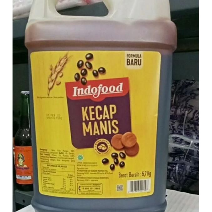 

Kecap Manis Indofood Jerigen 5.7kg Grosir GOJEK