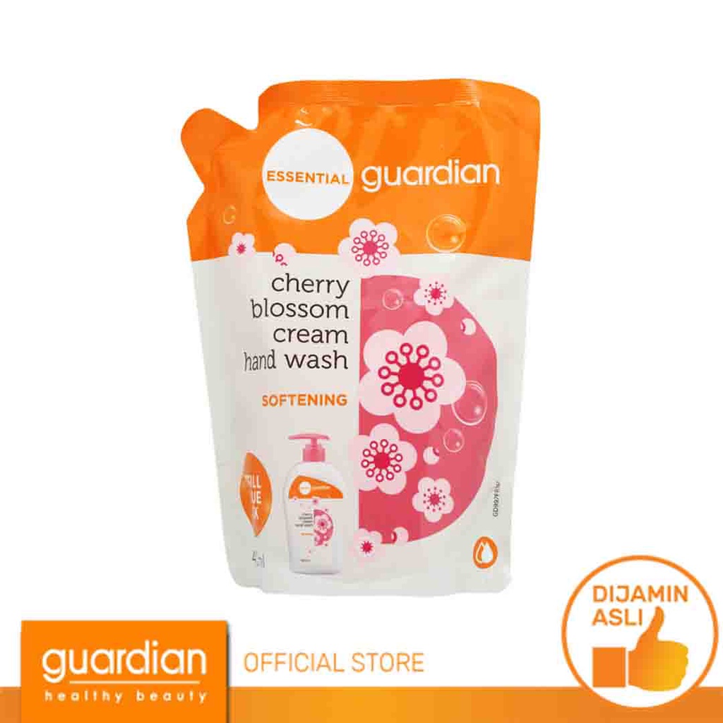 bp132- GUARDIAN Essential Cherry Blossom Moisturising Cream Hand Wash Refill 450ml