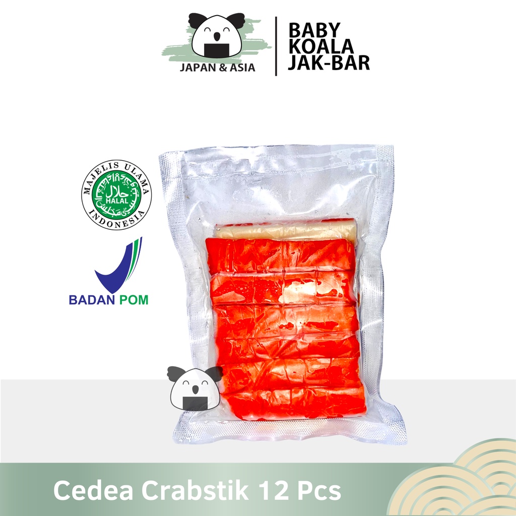 

CEDEA Crabstick Stik Kepiting 12 pcs Halal | Crab Stick Sushi Steamboattt.