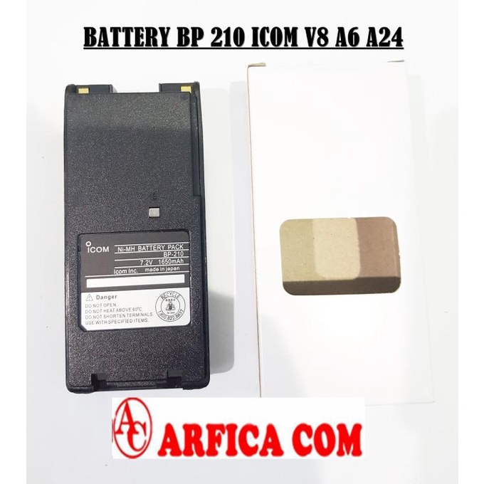 BATRE HT ICOM BP 210 BP 210N IC V8 ICOM IC A24 ICOM IC A6 BATTERY ICOM