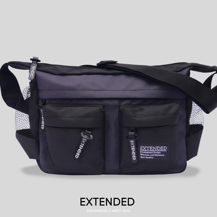 tas selempang pria Tas Selempang Pria Tas Kerja Pria Slingbag Pria Premium Extended Arrow - ABU-AR.V