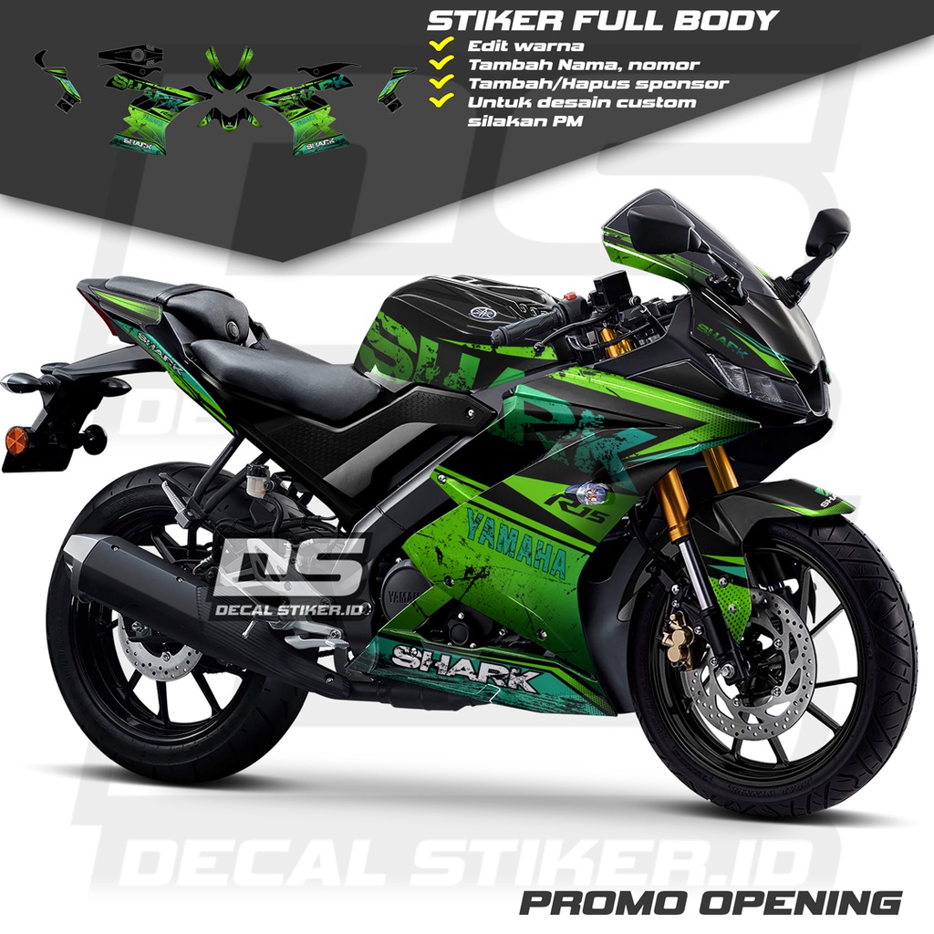Decal R15 V3 Full Body Keren Stiker R15 V3 Full Body Keren Striping R15 V3 Terbaru Decal R15 V3 Full