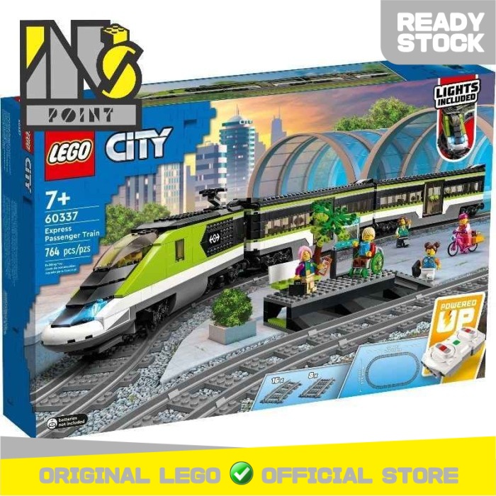 Mainan Kereta Api LEGO City Express Passenger Train 60337 764 Pcs