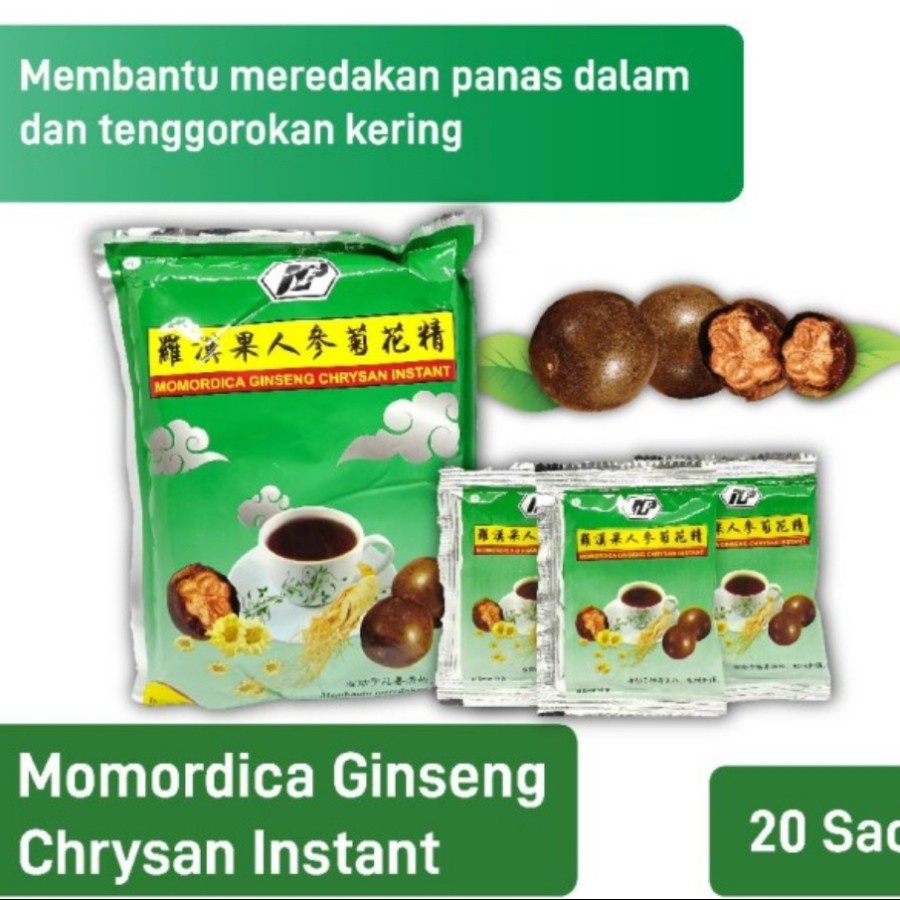 

Momordica Ginseng Chrysan Bag Minuman Herbal