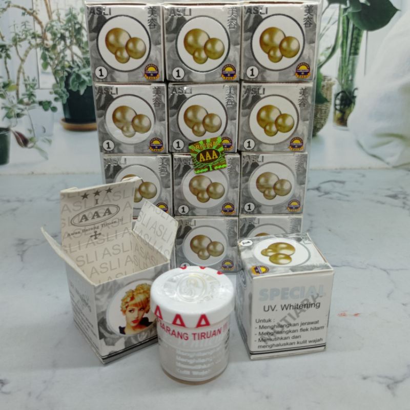 KEMASAN PLASTIK LUSINAN SP MUTIARA PUTIH SEGEL AAA ASLI