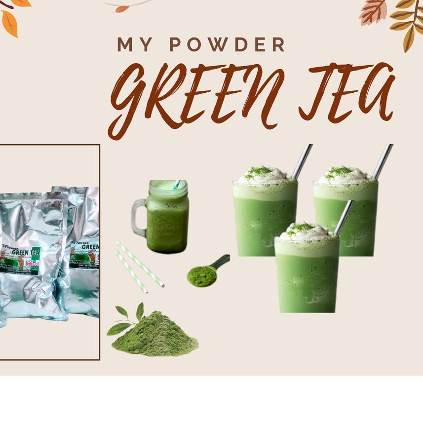 

Discount✔️Powder Green Tea Regular 1kg - Powder minuman rasa Green Tea kemasan 1kg