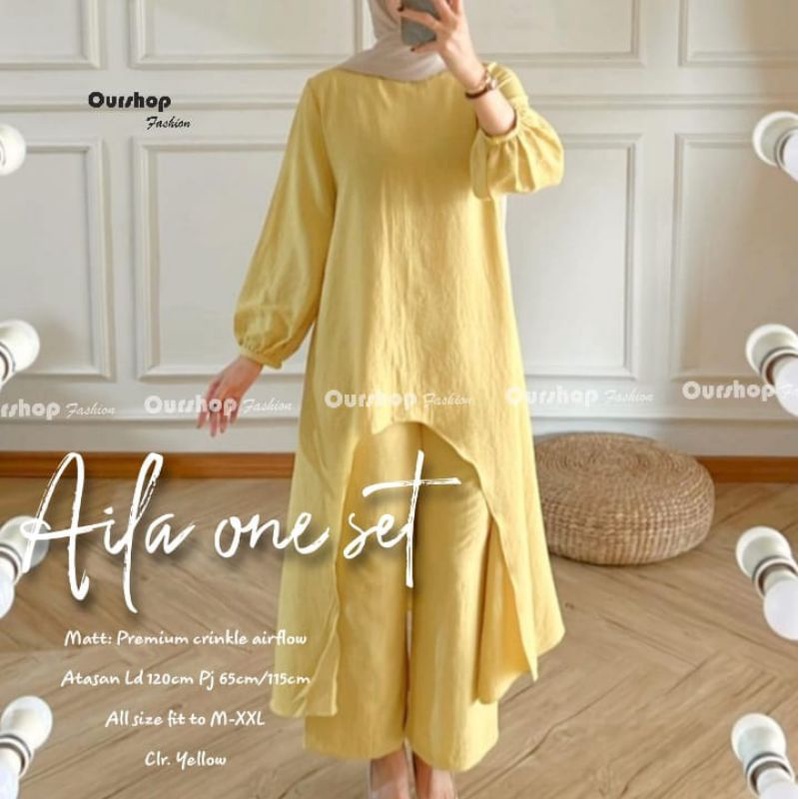SETELAN WANITA AIFA SET MURAH ORIGINAL OURSHOP FASHION