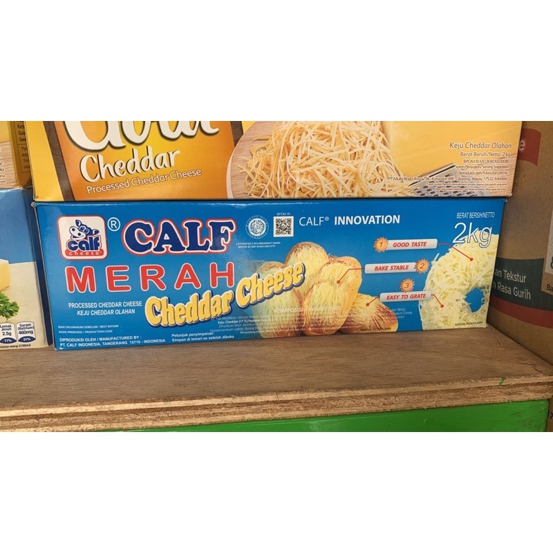 

CALF MERAH CHEDDAR CHEESE 2 KG