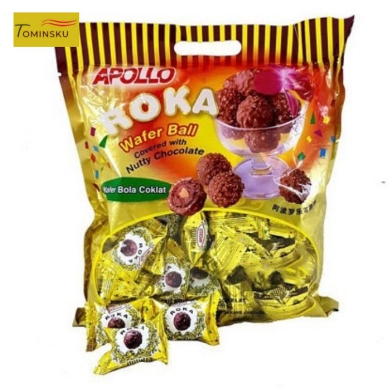 

APOLLO ROKA COKLAT 420 gram isi 70 pcs