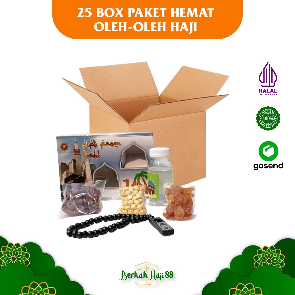 

Paket ❋Paket Oleh-oleh Haji Umroh paket harga Hemat 25pcs♤