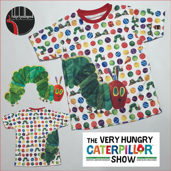 Kaos Anak dan Kostum The Very Hungry Caterpillar
