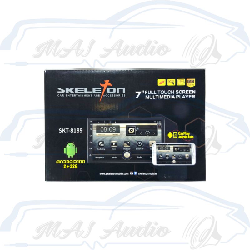 Head Unit Android Skeleton SKT-8179 7 inch IPS Screen RAM 2/32GB