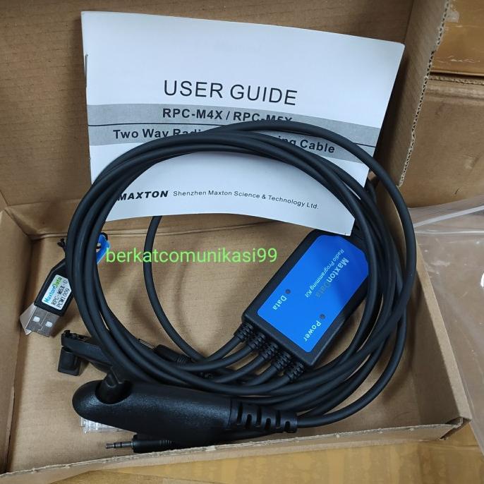 KABEL DATA PROGRAM RIG MOTOROLA HT RADIO MOTOROLA MULTI PORT MAXTON