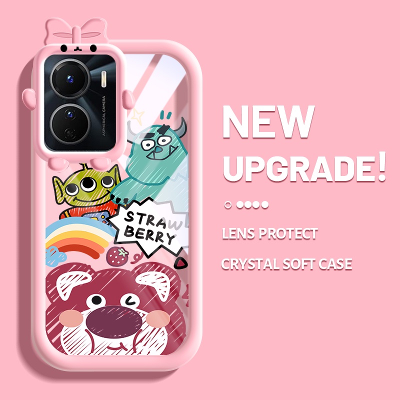 Casing Ponsel untuk VIVO Y16 Y35 5G Y56 5G Y02s Y15s Y15a Y01 S1 Casing pelindung Monster kecil Case