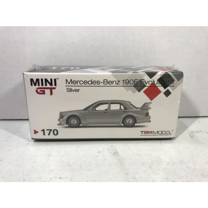 Diskon Spesial Minigt 1:64 Mercedes-Benz 190E 2.5-16 Evolution Ii Dtm Silver Terbaru