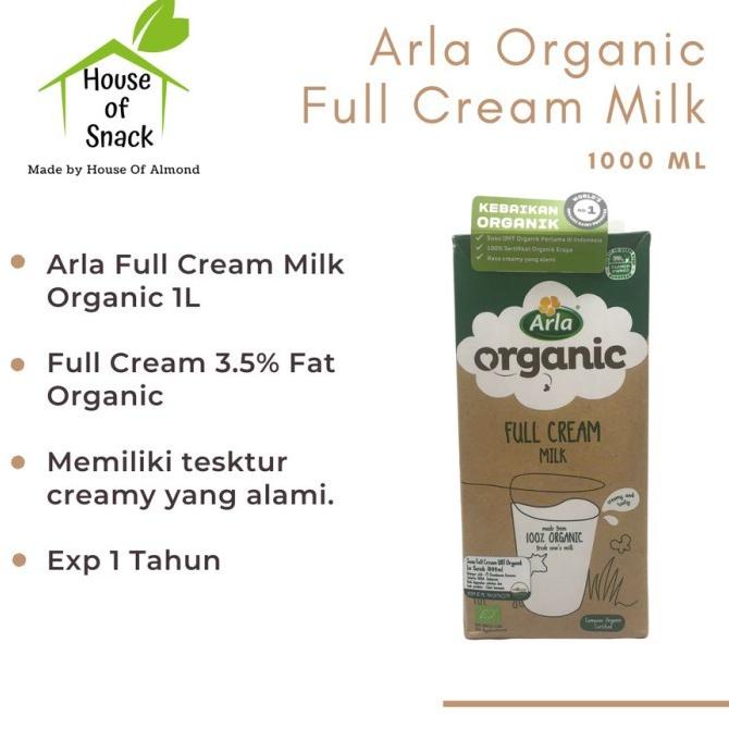 

Susu Organik Arla Full Cream Milk Organic 1L (Karton) ---NEW---