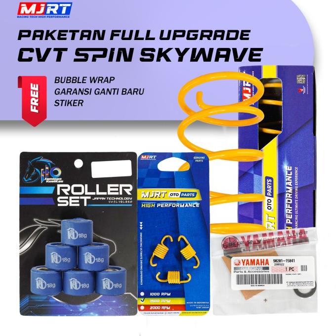 PAKET FULL UPGRADE CVT SKYWAVE SPIN SKYDRIVE PER CVT,PER SENTRI,ROLER PROMO
