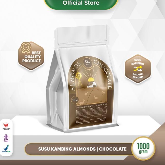 

Almonds Rasa Cokelat Susu kambing etawa dan Kacang almond bubuk 1 KG ---NEW---
