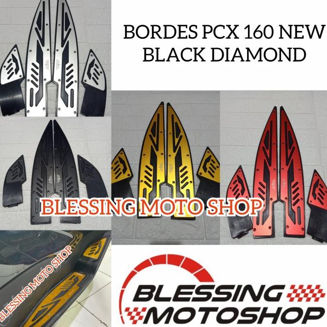 bordes black diamond pcx 160 new karpet pcx new bordes pcx 160 new