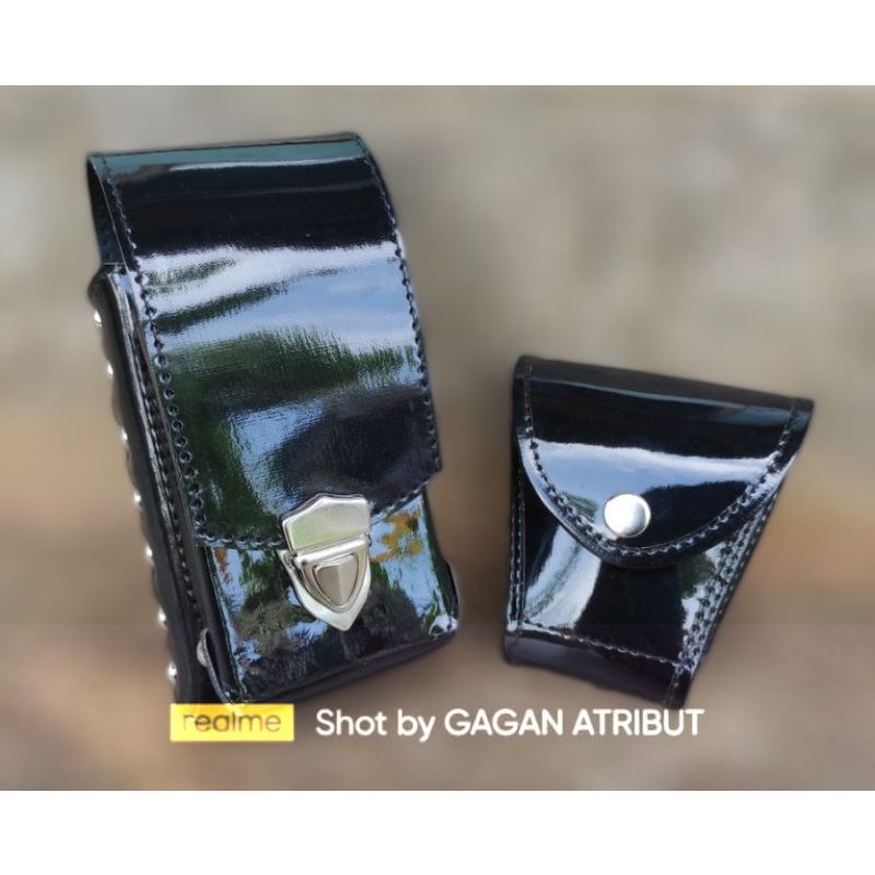 SARUNG HP DOUBLE DAN SARUNG BORGOL SATPAM SECURITY LANTAS POLISI POLOS TANPA LOGO