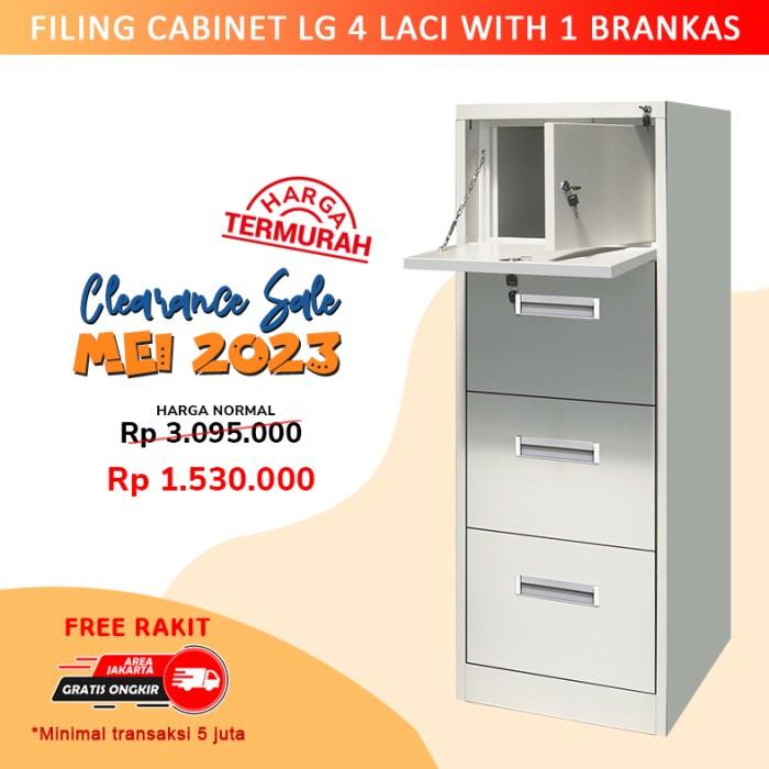 

Terlaris Filing Cabinet Lg 4 Laci Plus Brangkas