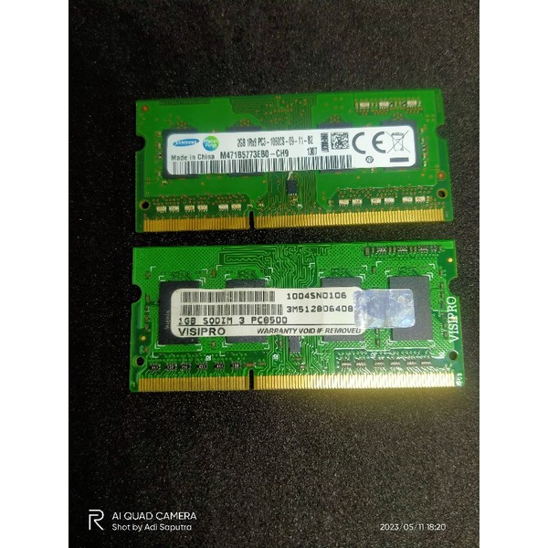Memory Ram Laptop 1gb / 2gb ddr3 pc 8500/10600