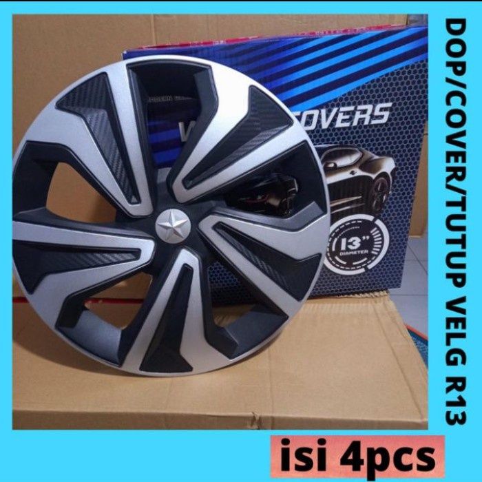 KVSH 13:Tutup Dop roda tutup velg mobil cover Dop Velg ring 13