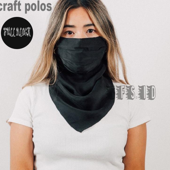 gmkm -73 Masker Mulut Polos Multifungsi - Bandana Sraft Sebarguna 937`