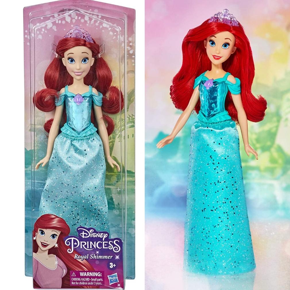 Boneka Barbie Disney Princess Ariel The Mermaid Royal Shimmer Hasbro