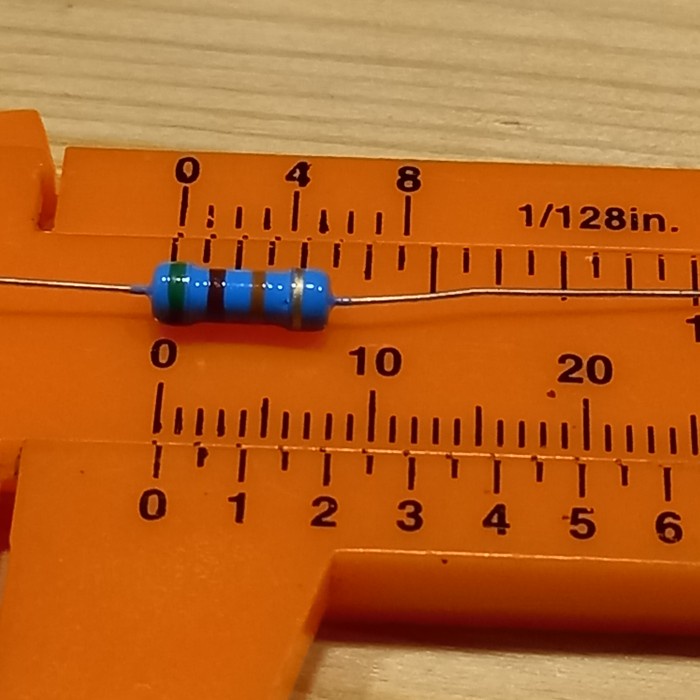 Kr04046 Resistor 51K Ohm +/-5%, 1/2 Watt (10Pcs)