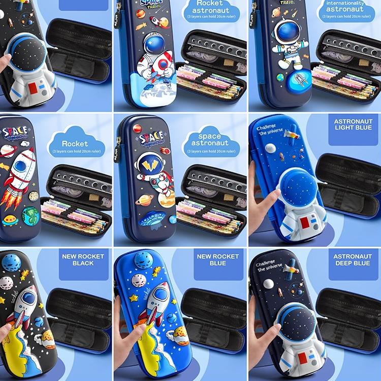 

&6H6N-B Kotak pensil 3D tempat pensil hardtop cowo DINO ASTRONOT 6D kado ultah anak keren tempat pensil anak laki laki 77J