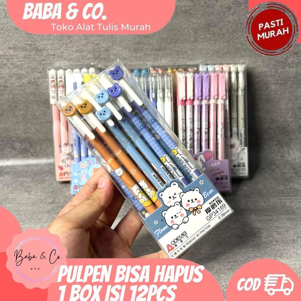 

PULPEN BISA HAPUS ERASABLE PEN ODEMEI LUCU UNIK MURAH PEN MURAH ALAT TULIS SEKOLAH ALAT TULIS KANTOR ATK MURAH BISA COD .