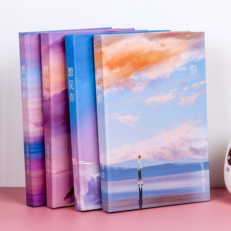 

BUKU DIARY NOTEPAD HARDCOVER SKY KOREA JEPANG AESTHETIC STYLE AURORA LANGIT PURPLE LUCU / JOURNAL / AGENDA IMPOR / NOTEBOOK / BUKU CATATAN UNIK .