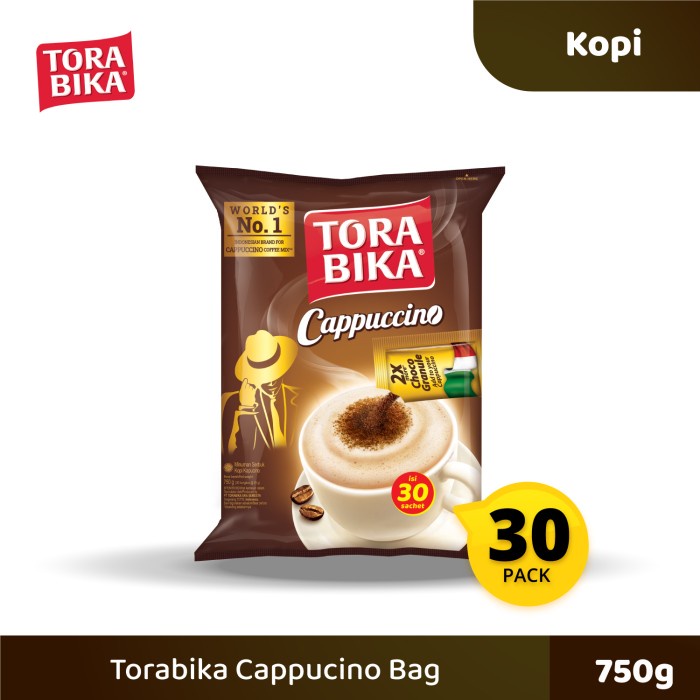 

BISA COD Kopi Torabika Cappuccino Bag 30 Sachet @25 Gr /KOPI EUBE/KOPI KAPAL API/KOPIBUBUK/KOPI