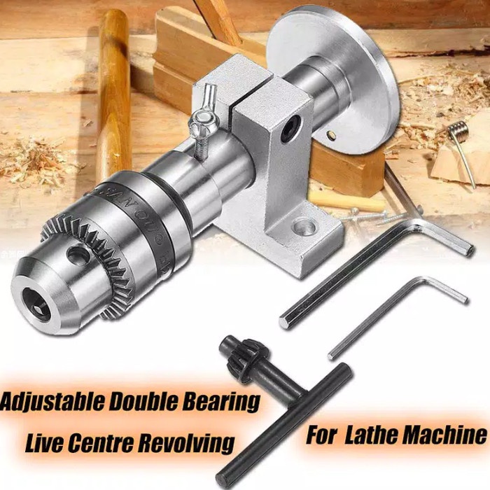 Must Have Drill Chuck Bubut Kayu Mini Headstock Terlaris