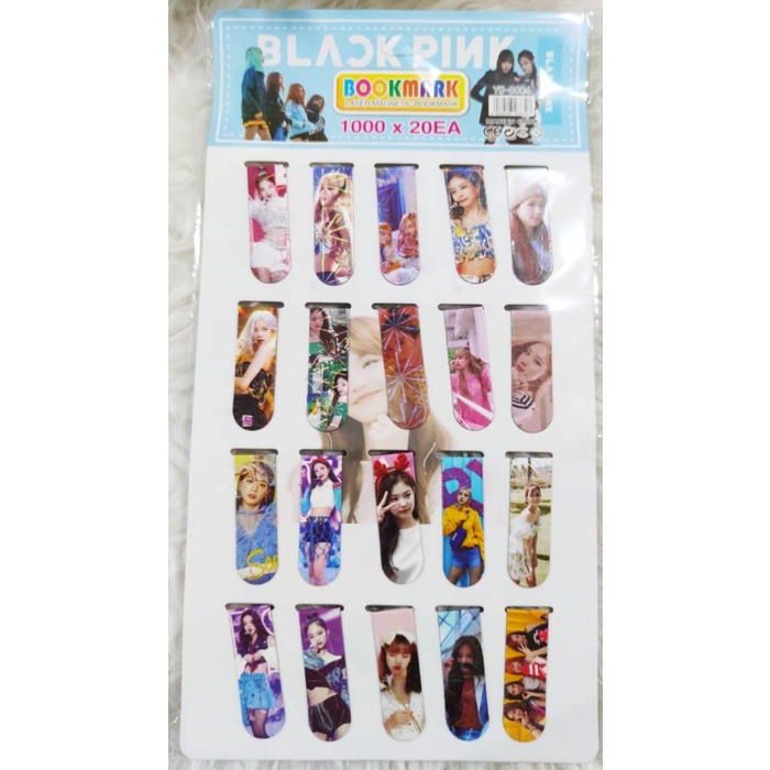 

Pembatas Buku Magnet / Bookmark Magnet Post It Magnet Isi 20Pcs