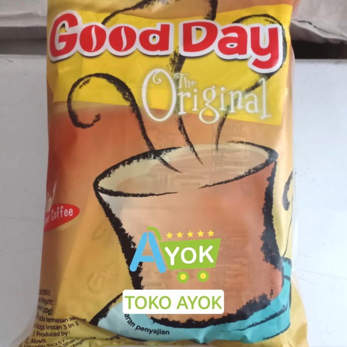 

TERLARIS Kopi Good Day The Original 1 Pak isi 50 Sachet @20 Gram - Good Day /KOPI EUBE/KOPI KAPAL